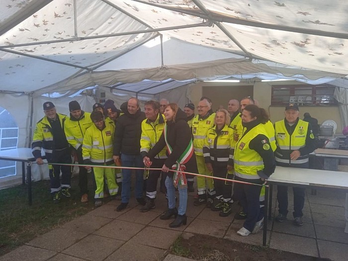 Inaugurazione della sede della protezione civile di Marzabotto