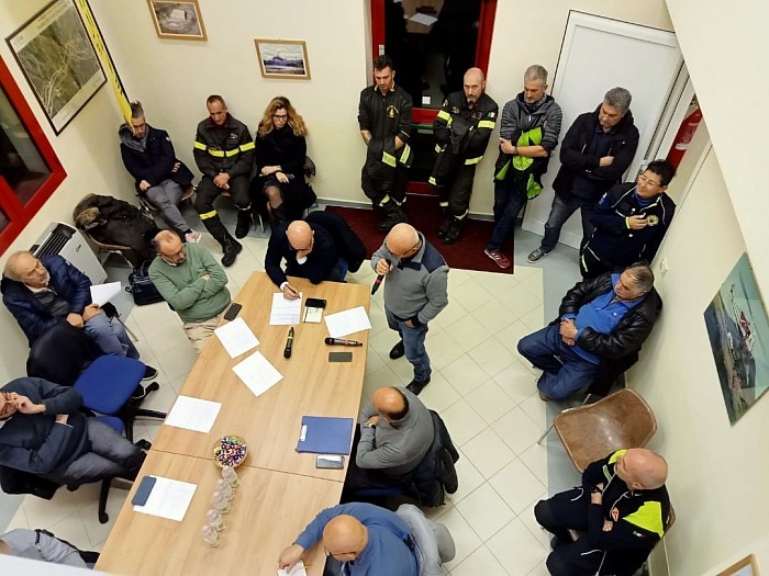 Riunione dei 12 comuni al COM per il progetto della prevenzione sulla sicurezza del territorio